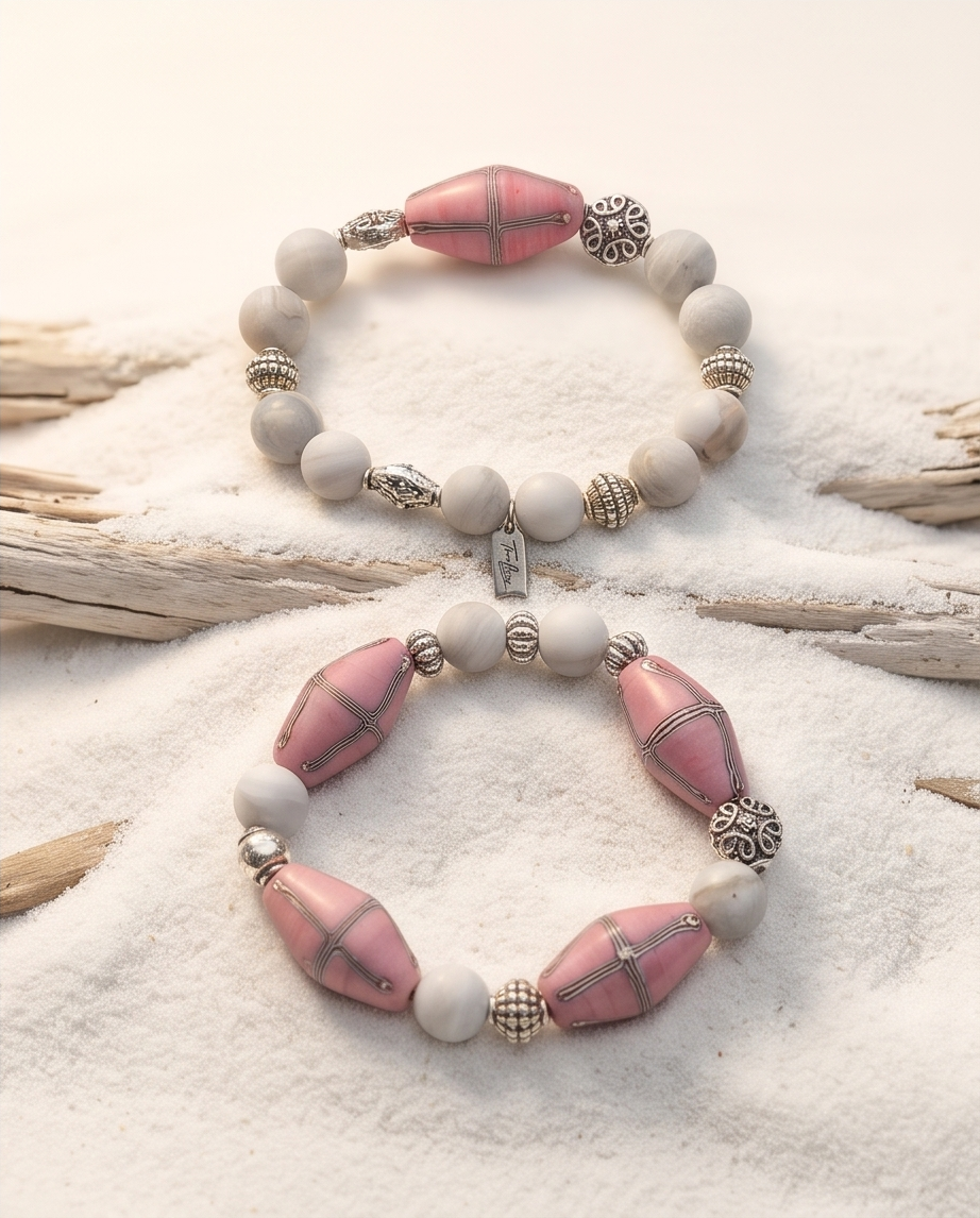 The Pink Lemonade Duo Bracelet Set
