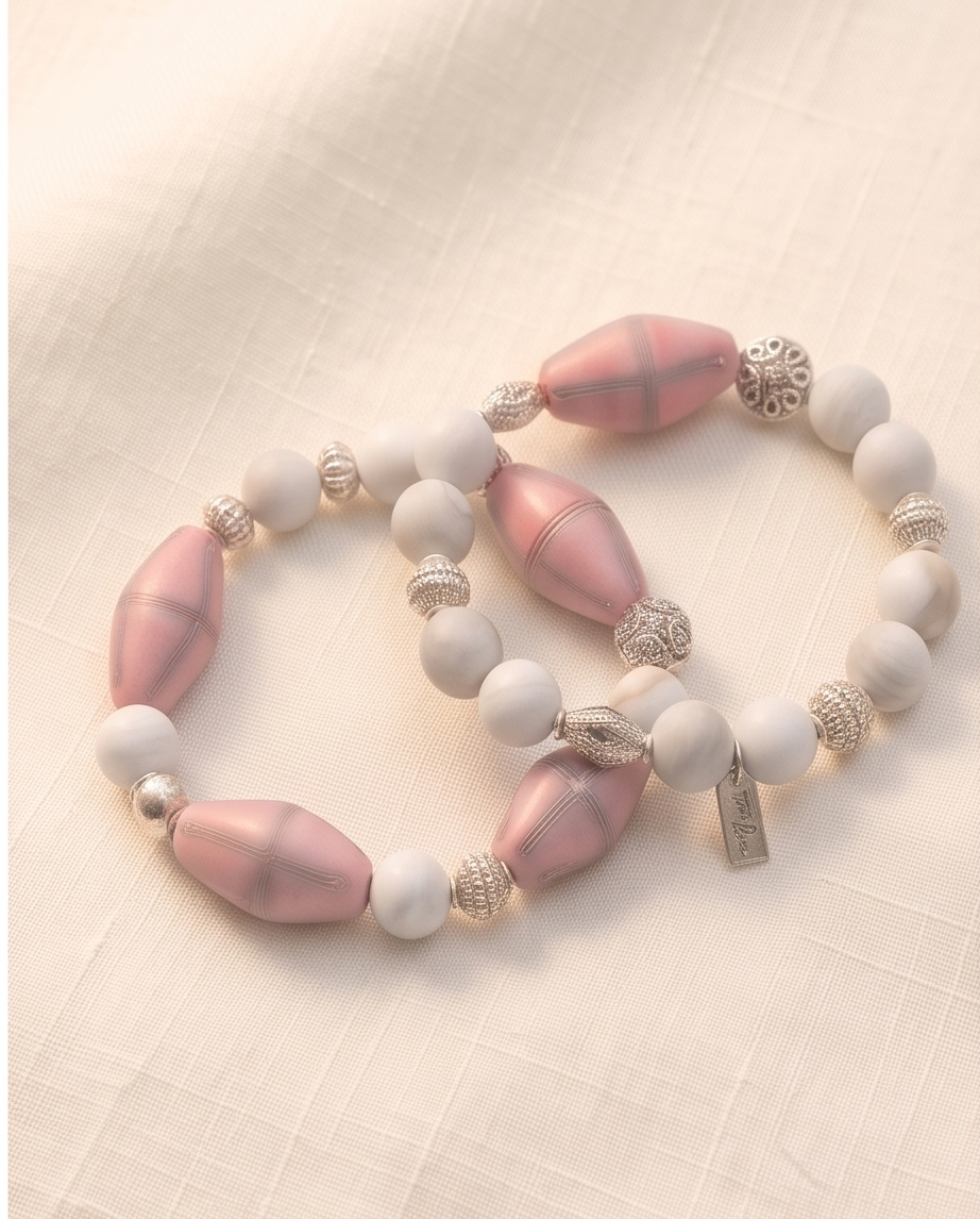 The Pink Lemonade Duo Bracelet Set