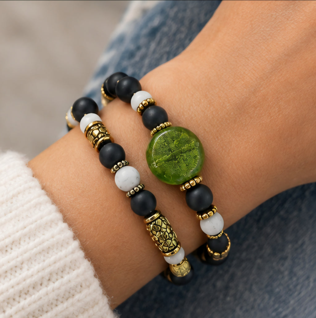 The Key lime  Bracelet Set