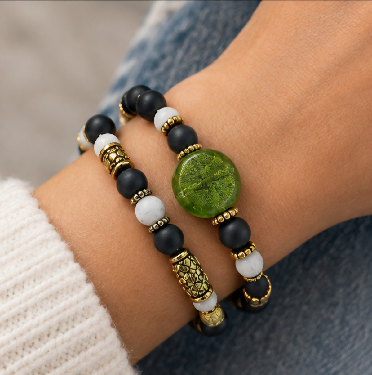 The Key lime  Bracelet Set
