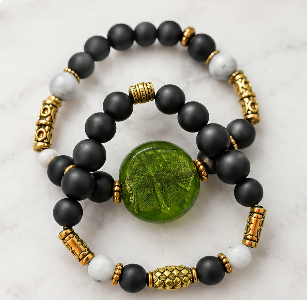 The Key lime  Bracelet Set