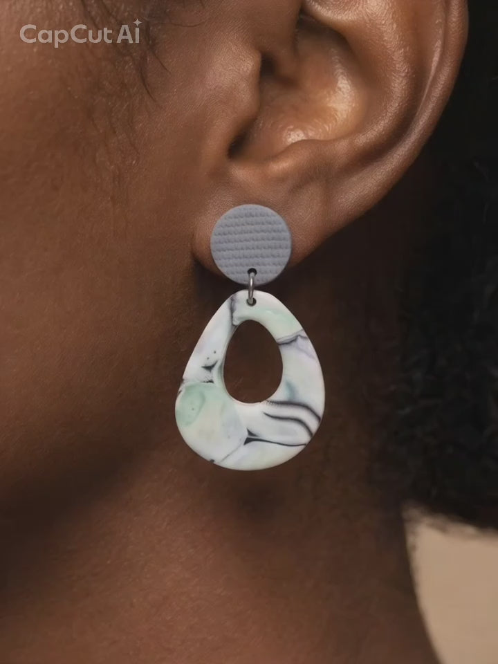 Lavender Post Earrings