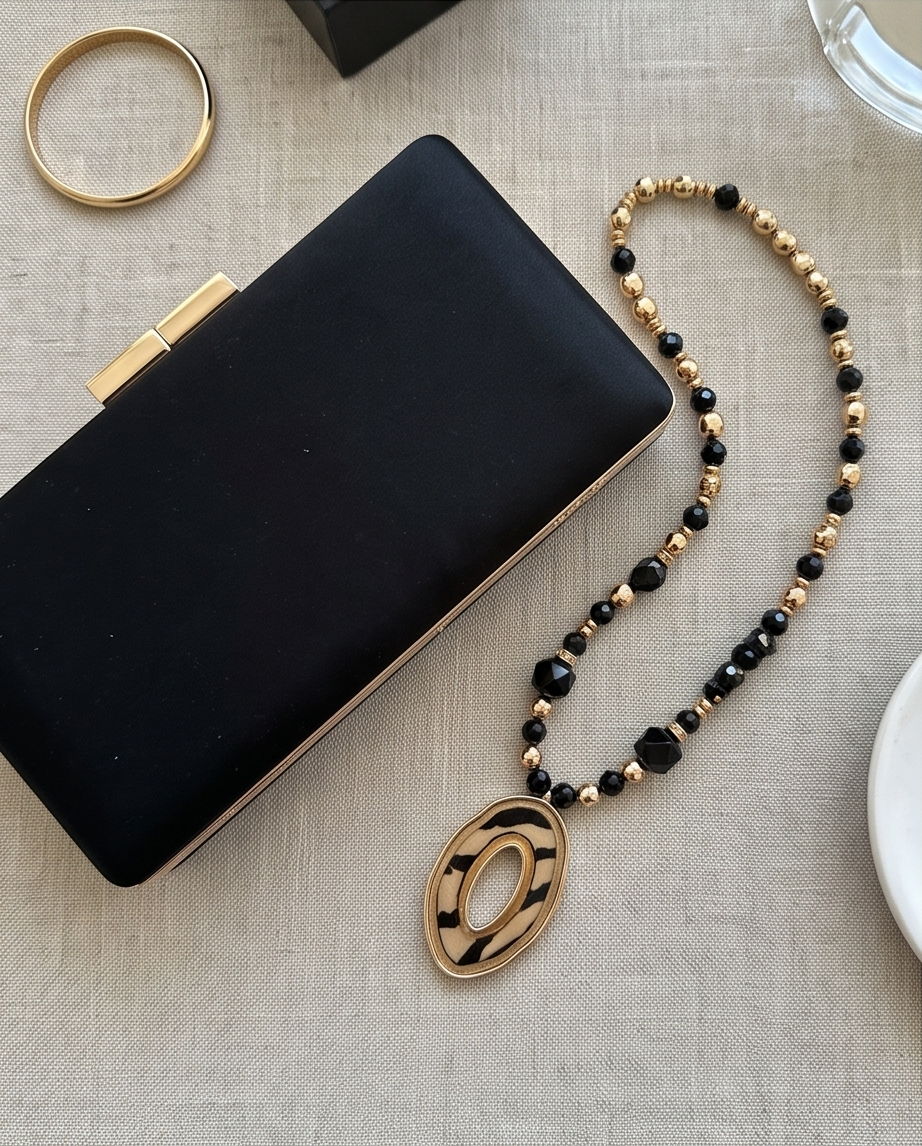 Reversible beaded Necklace