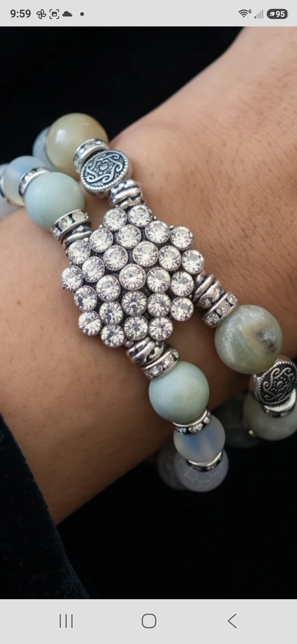 Beaded Crystal Bracelet