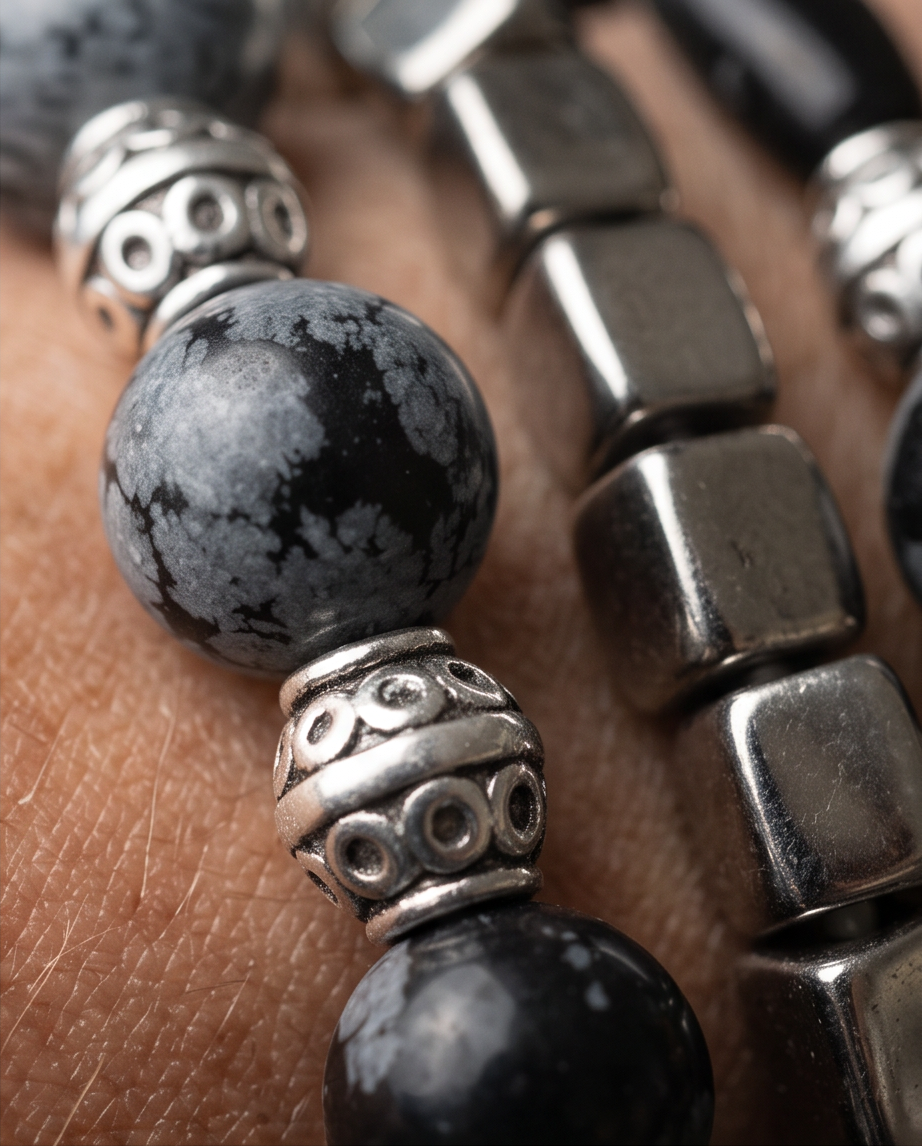 Black Bracelet Trio