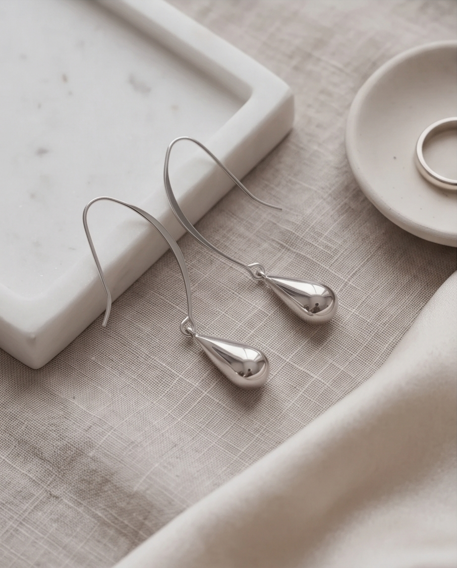 Sterling Silver teardrop Earrings