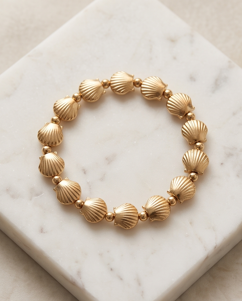 Scalloped Shell Bracelet