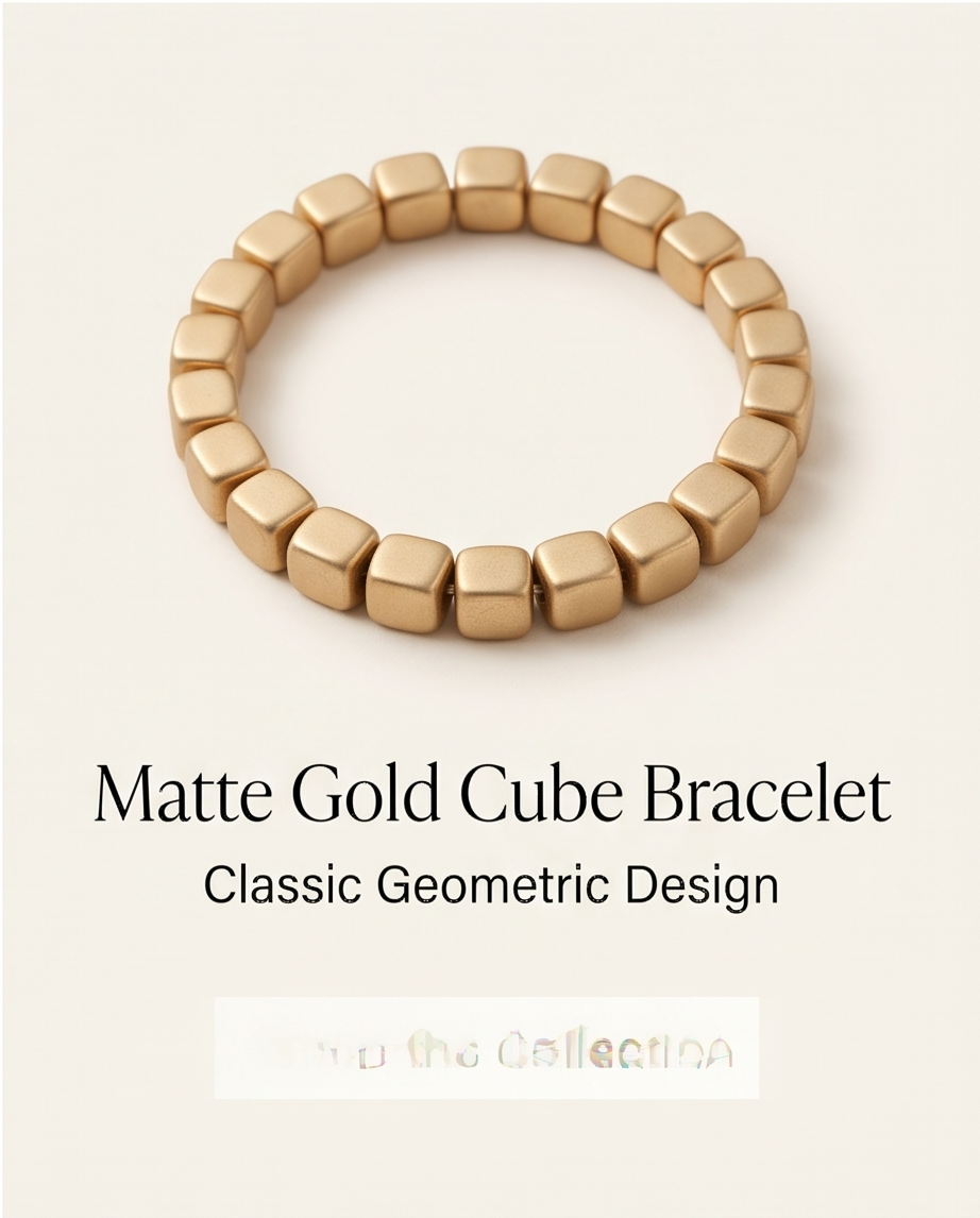 Matte Gold Bracelet