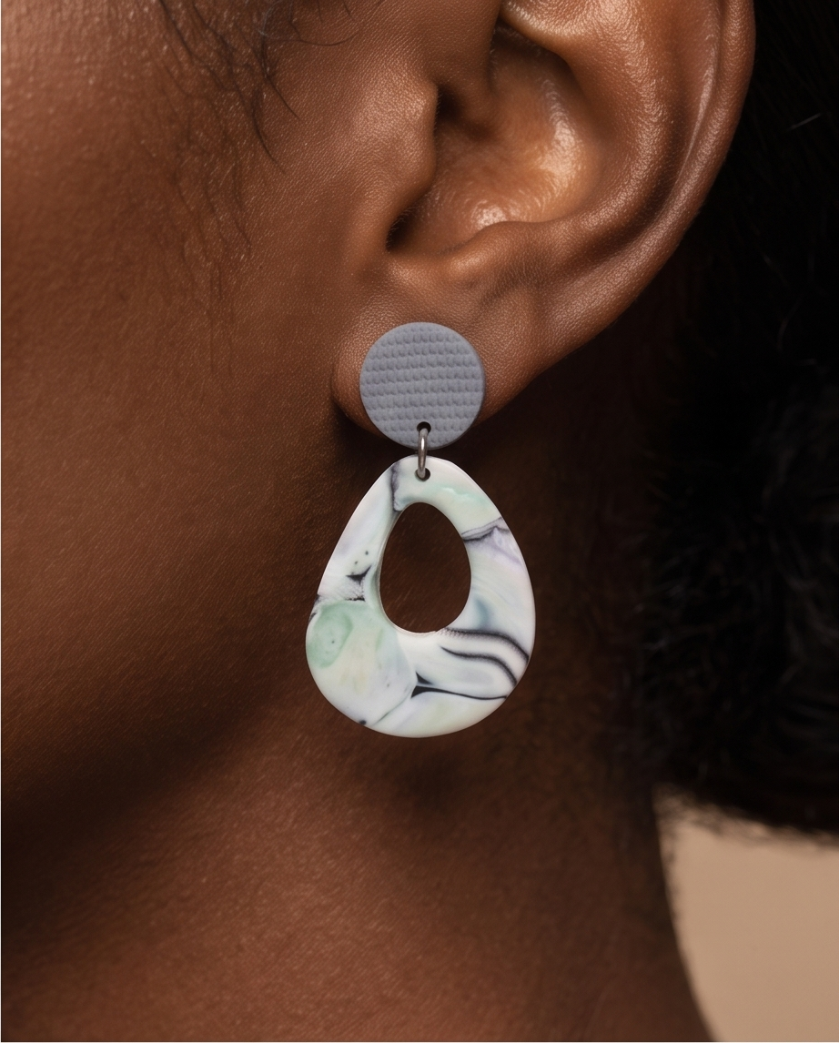 Lavender Post Earrings