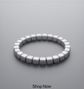 Matte Silver Bracelet