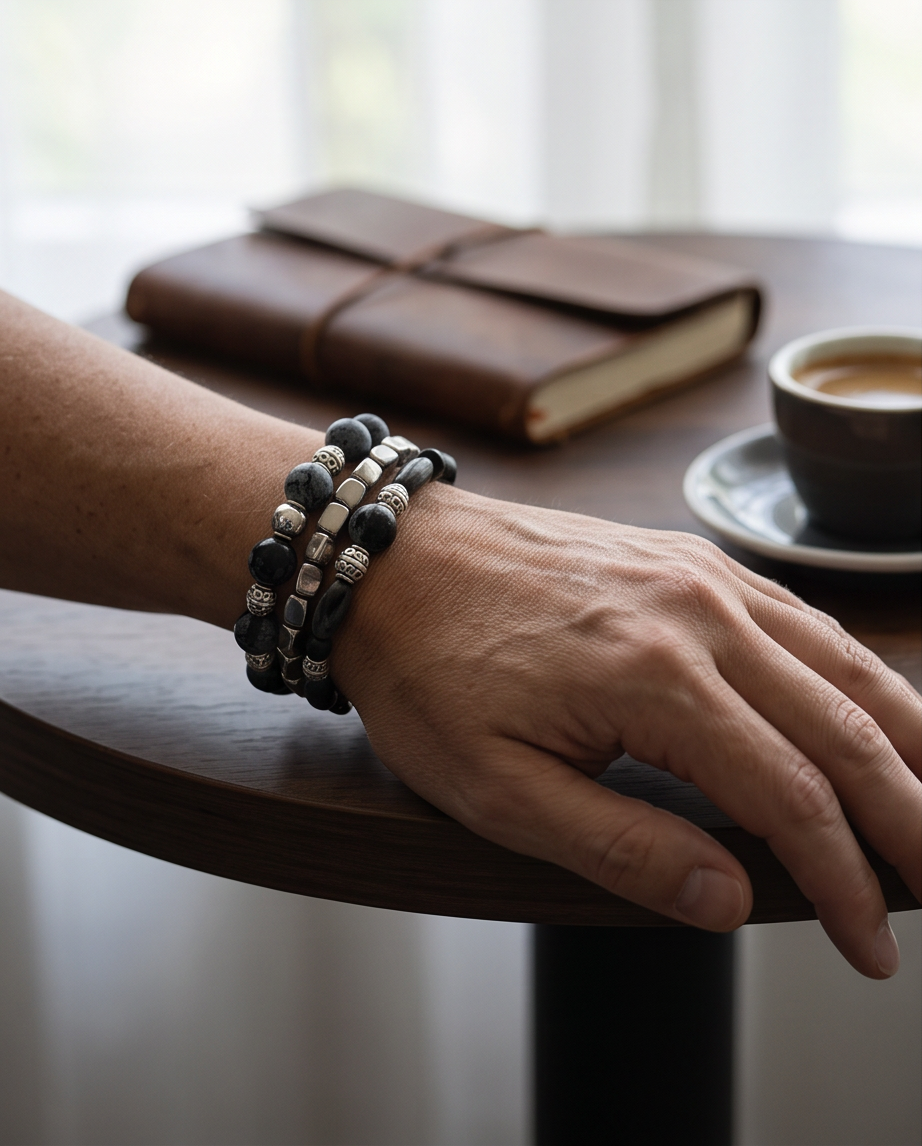 Black Bracelet Trio