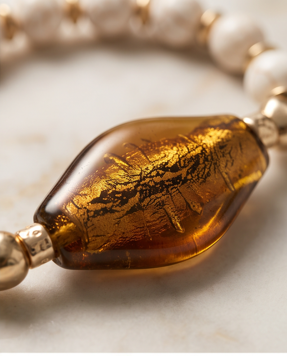 Boho Amber Bracelet