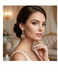 Leopard Heart Earrings