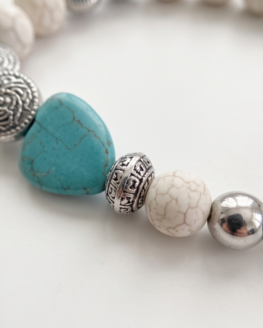 Howlite Bracelet Set