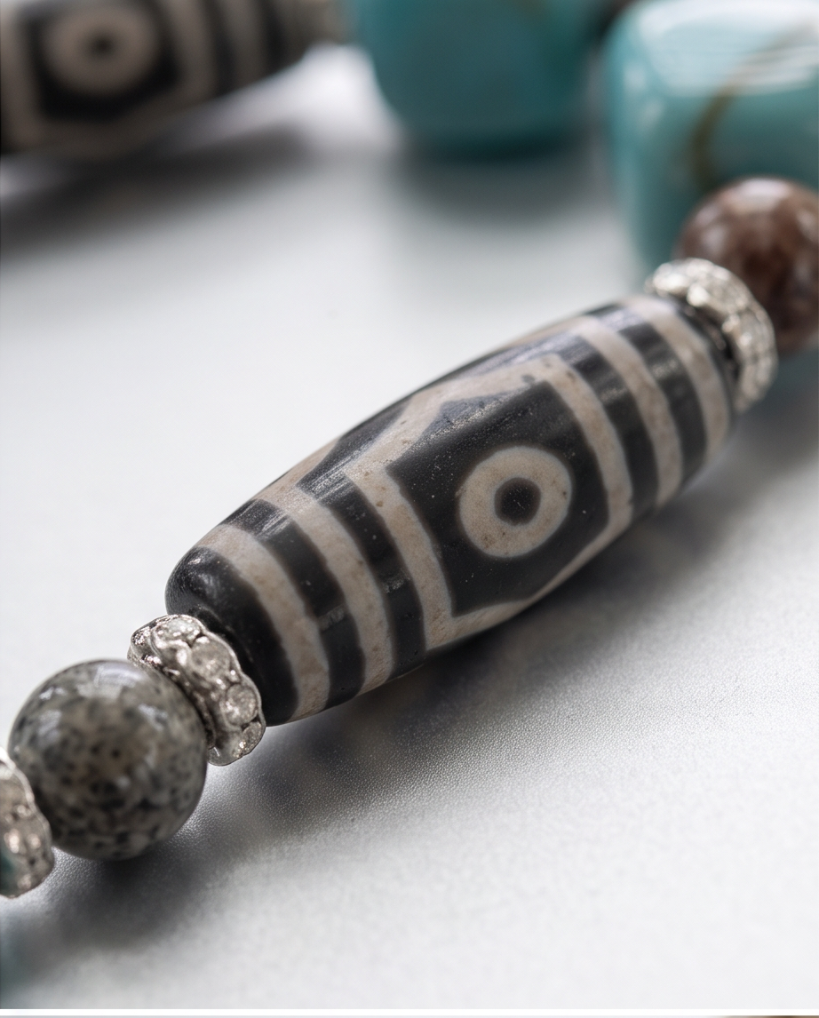 Tibetan Dzi Bracelet