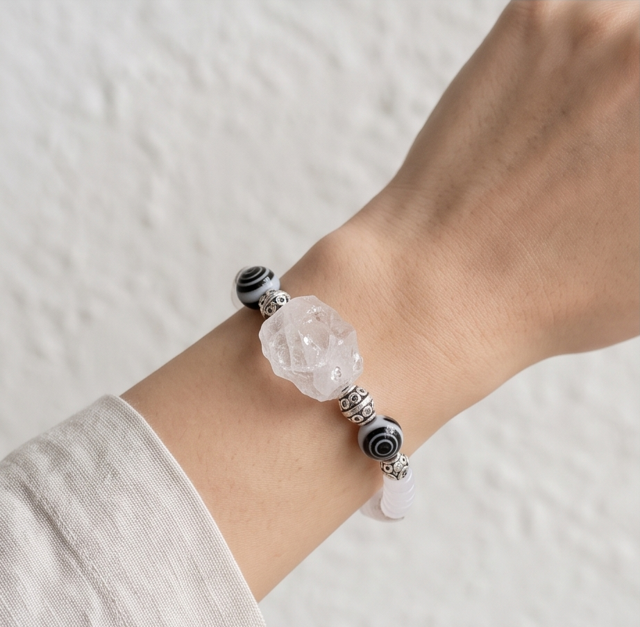 Moonlit Quartz Bracelet