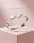 Sea glass Pink Bracelet