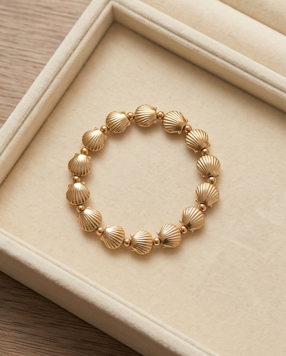 Scalloped Shell Bracelet