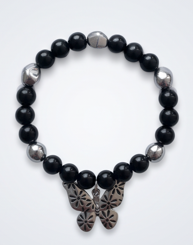 Black butterfly Bracelet