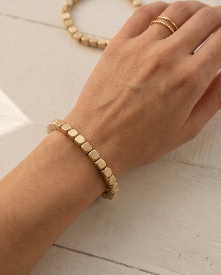 Matte Gold Bracelet