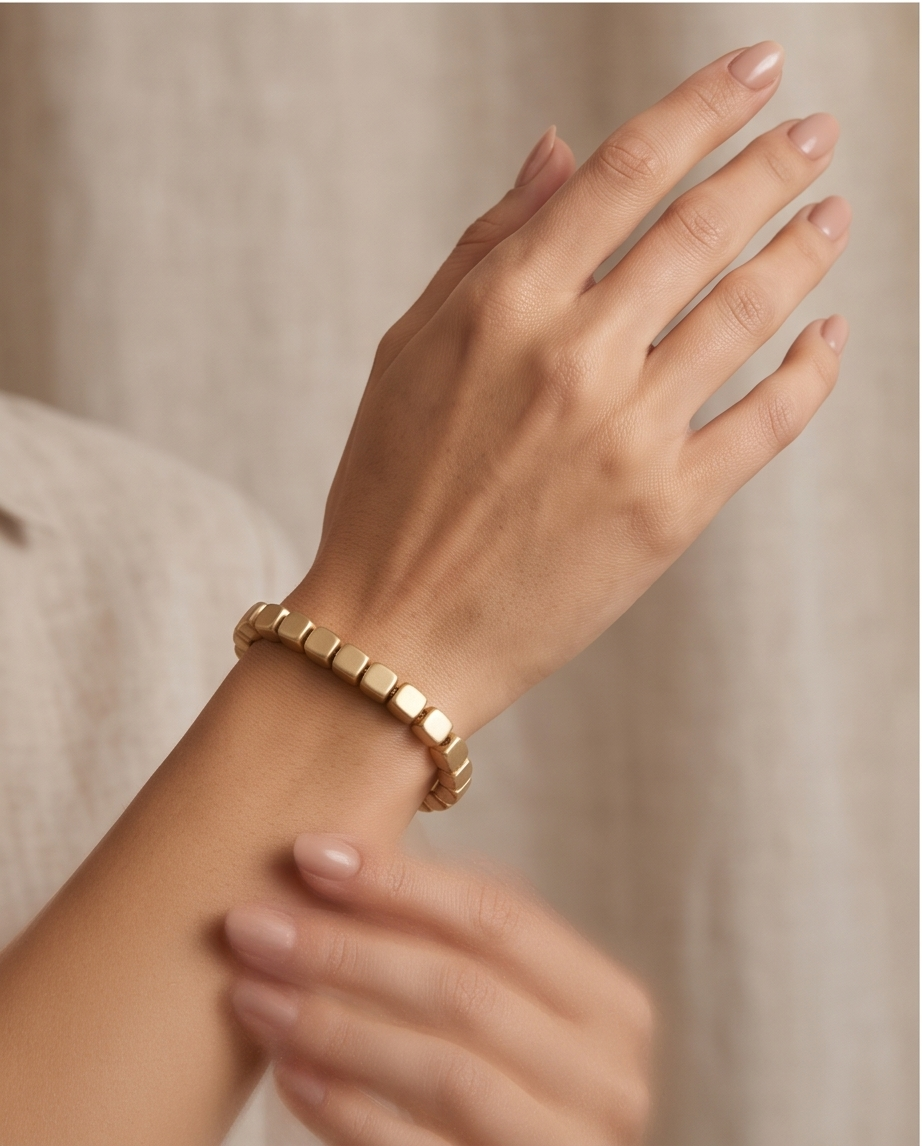 Matte Gold Bracelet