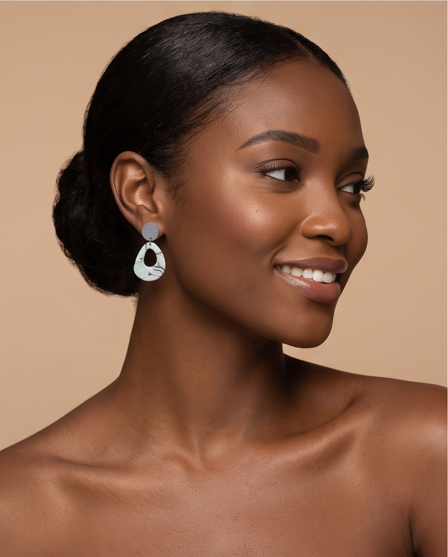 Lavender Post Earrings