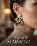 Leopard Calf Hair Earrings
