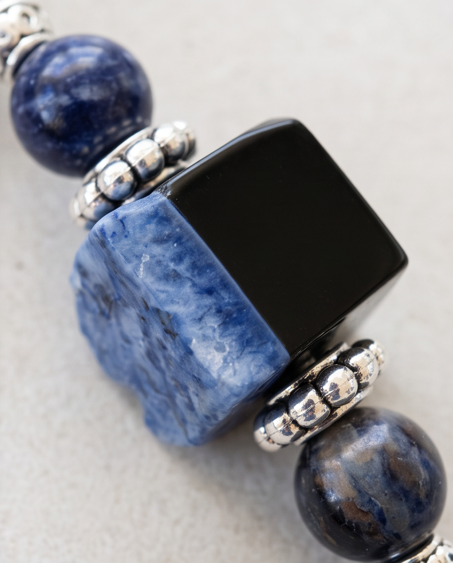 Royal Blue Gemstone Bracelet Set