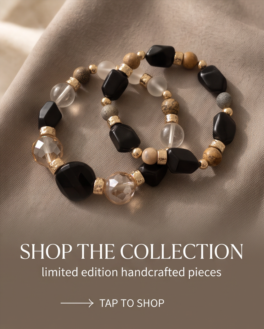 Geo Layered Bracelet Set