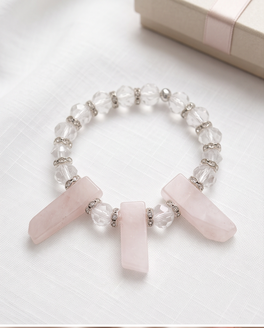 Pink Quartz Bracelet