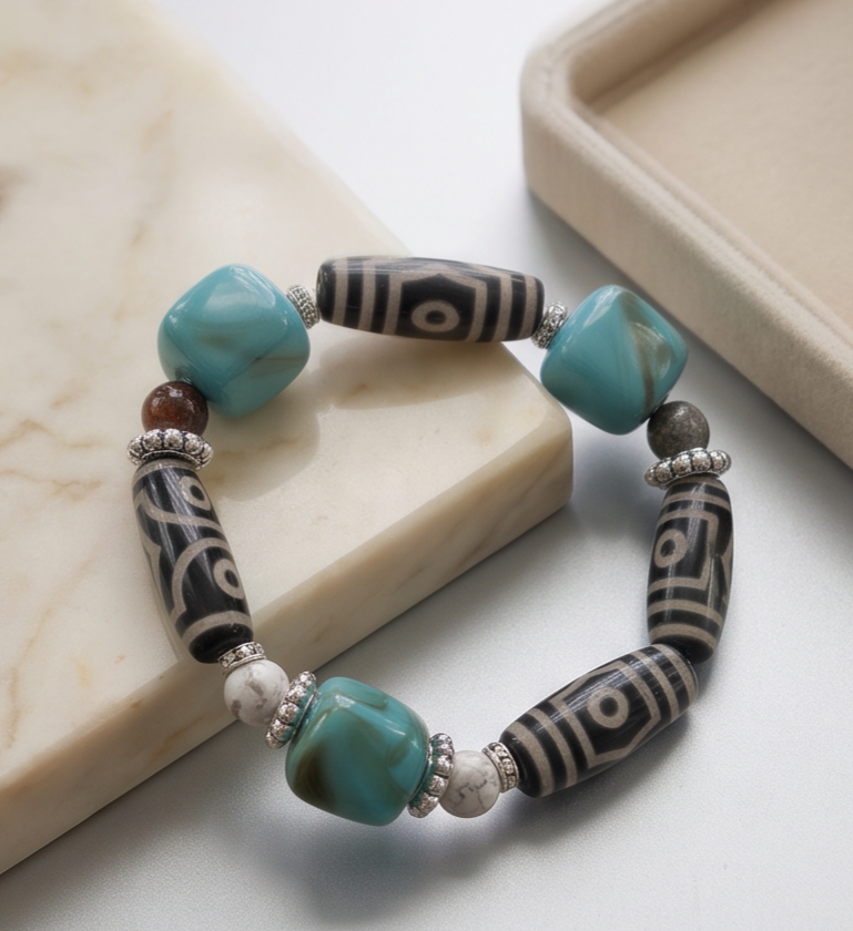 Tibetan Dzi Bracelet