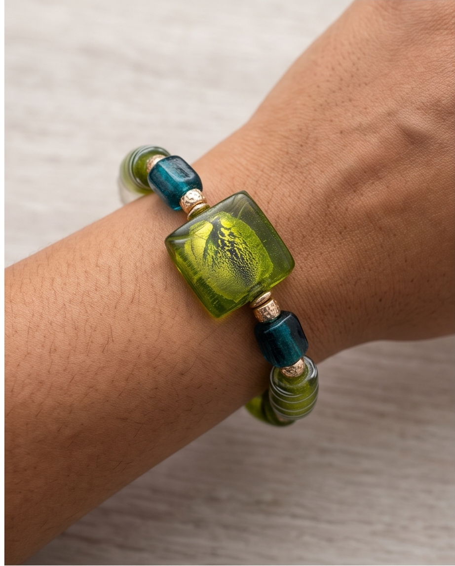 Artisan Glass Bracelet