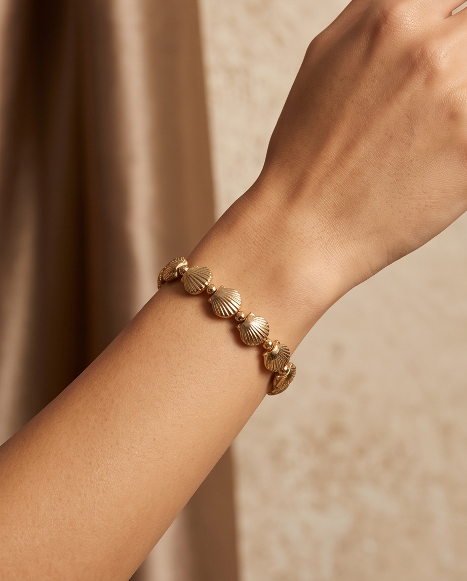 Scalloped Shell Bracelet