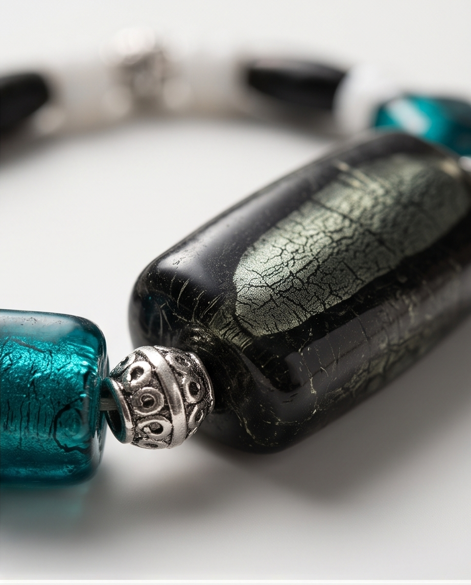 Striking Teal Beauty Bracelet