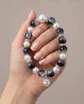Chambray Pearl Bracelet