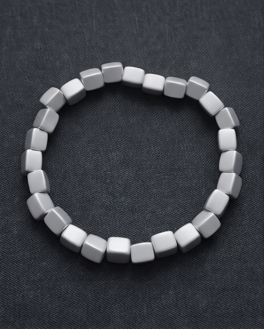 Matte Silver Bracelet