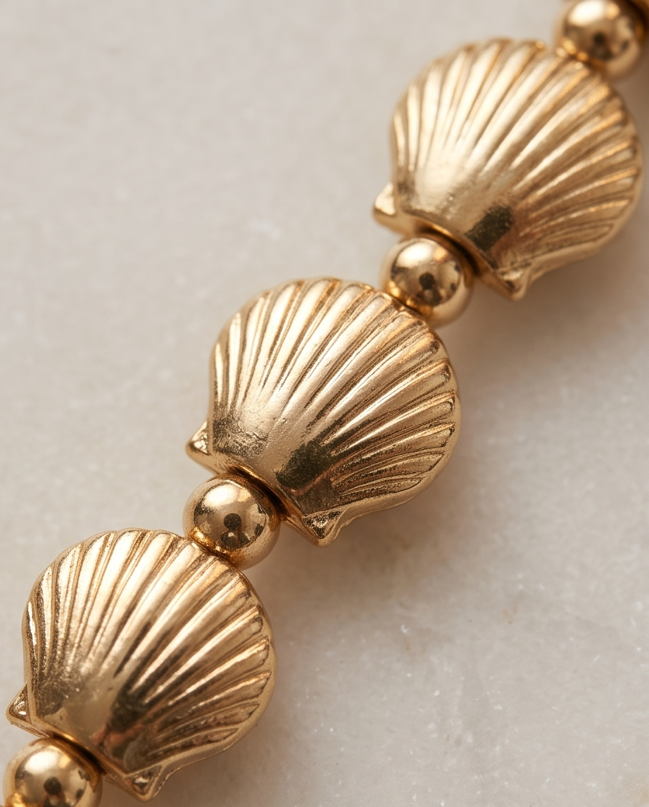 Scalloped Shell Bracelet