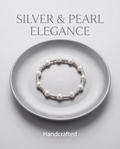 Silver and Pearl Bracelet
